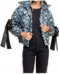 TCEC - Winter Leopard Puffer Jacket - Lyst
