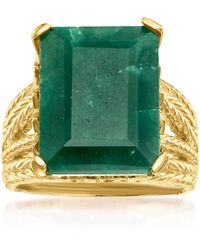 Ross-Simons - Emerald Multi-Row Ring - Lyst