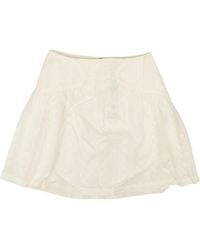 Opening Ceremony - Optic Cotton Eyelet Mini Skirt - Lyst