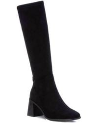Xti - Suede Dress Boots - Lyst