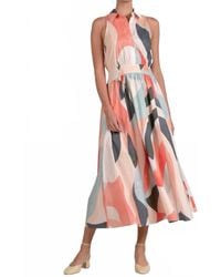 Elan - Maxi Collared Dress - Lyst