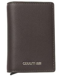 Cerruti 1881 - Brown Calf Leather Wallet - Lyst