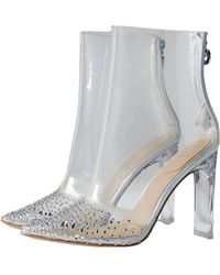 ALDO - Glass Bootie Clear 61650-103 - Lyst