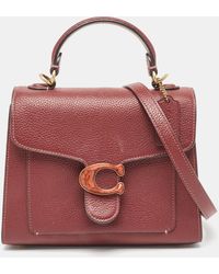 COACH - Leather Tabby Top Handle Bag - Lyst