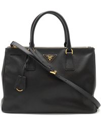 Prada - Saffiano Leather Tote Bag (pre-owned) - Lyst