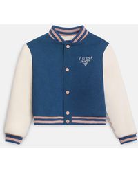 Guess - Bella Varsity Denim Jacket (7-14) - Lyst