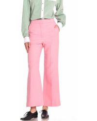 Adam Lippes - Cropped Flare Pant - Lyst