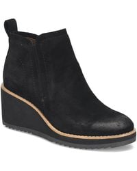 Söfft - Emeree Sf0049021 Boots Womensb Suede Wedge Ankle Chelsea Hawk2845 - Lyst