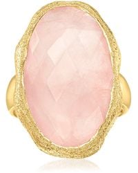 Ross-Simons - Rose Quartz Ring - Lyst