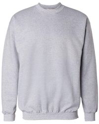 Hanes - Ultimate Cotton Crewneck Sweatshirt - Lyst