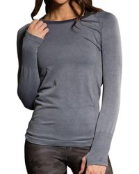 Onzie - Seamless Stonewash Long Sleeve Top - Lyst