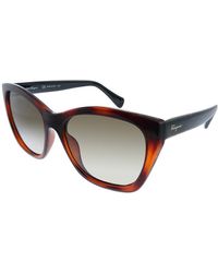 Ferragamo - Salvatore Sf 957s 214 56mm Cat-eye Sunglasses - Lyst