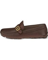 Ferragamo - Ferragamo Gancini-Buckle Leather Loafers - Lyst