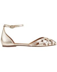 LK Bennett - Bianca Leather Sandal - Lyst
