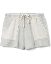 PERFECTWHITETEE - Lou Reverse Pocket French Terry Short - Lyst