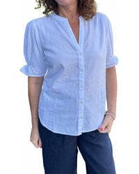 Michael Stars - Roxanne Button Down Blouse - Lyst
