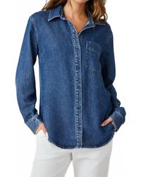 Bella Dahl - Pocket Button Down Shirt - Lyst
