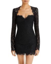 Bardot - Aurora Lace Mini Cocktail And Party Dress - Lyst