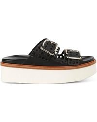 Tod's - 65Mm Leather Mules - Lyst