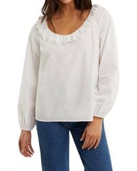 Draper James - Reyna Long-Sleeve Top - Lyst