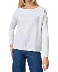 Lilla P - Drop Shoulder Boatneck Long Sleeve Top - Lyst
