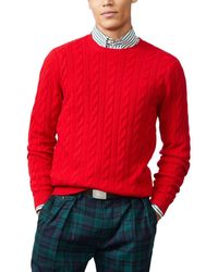 J.McLaughlin - J. Mclaughlin Eamon Solid Cable Cashmere Sweater - Lyst