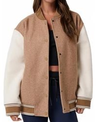 Travis Mathew - Clubside Varsity Bomber Jacket - Lyst