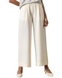 Lilla P - Wide Leg Pull-On Easy Fit Pant - Lyst