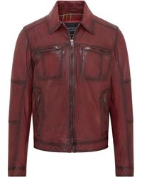 Infinity Leather - Classic Leather Biker Jacket - Lyst