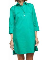Hinson Wu - Aileen 3/4 Sleeve Button Back Dress - Lyst