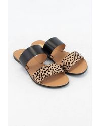 Ccocci - Leopard Slide Sandal - Lyst