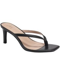INC - Dionne Faux Leather Toe-post Dress Sandals - Lyst