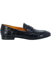Madison Maison - Leather Flat Moc Croc Loafer - Lyst