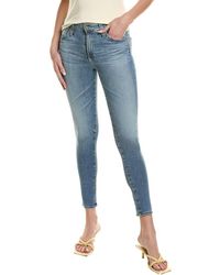 AG Jeans - Farrah 19 Years Elevation High-rise Skinny Ankle Jean - Lyst