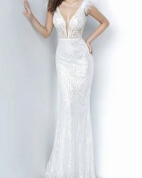 Jovani - Fitted Sequin Gown - Lyst