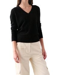 White + Warren - Cashmere Core V-Neck Sweater - Lyst
