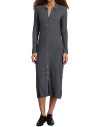 Alex Mill - Alice Long Sleeve Rib Dress - Lyst