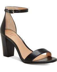 INC - Kivah Faux Leather Ankle Strap Dress Sandals - Lyst