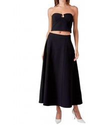 Endless Rose - Strapless Top And Skirt Set - Lyst