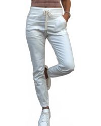 Bevy Flog - Tali Ivory Denim Jeans - Lyst