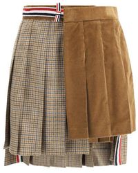 Thom Browne - Thom E Pleated Miniskirt - Lyst