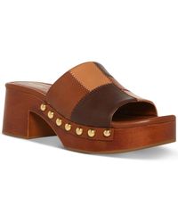Madden Girl - Hilly Faux Leather Studded Platform Sandals - Lyst