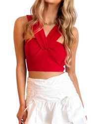 Day + Moon - Just Perfect Ribbed Top - Lyst