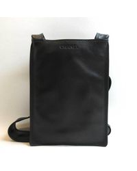 CHANEL Pre-Owned 2003 Cambon Ligne Reporter Leather Shoulder Bag