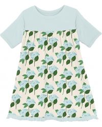 KICKEE - Baby Girl's Classic Short Sleeve Swing Dress - Lyst