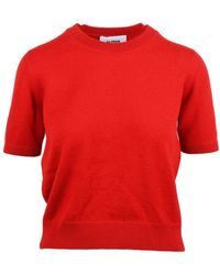 Alpha Studio - Wool Under-Jacket Pullover With Crew Neck Design - Lyst