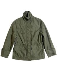 Vince - Flap Pockets Drawstring Anorak Jacket - Lyst