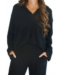 Project Social T - Shea Collared Pullover Top - Lyst