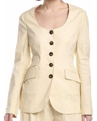 Rag & Bone - Roslyn Linen Blazer - Lyst
