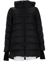 Herno - Quilted Puffer Jacket With High Collar And Ribbed Cuffs - Lyst